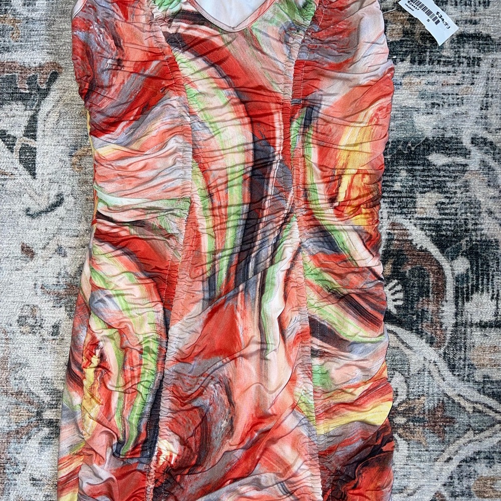 Colorful Abstract Dress - Picture 5 of 5